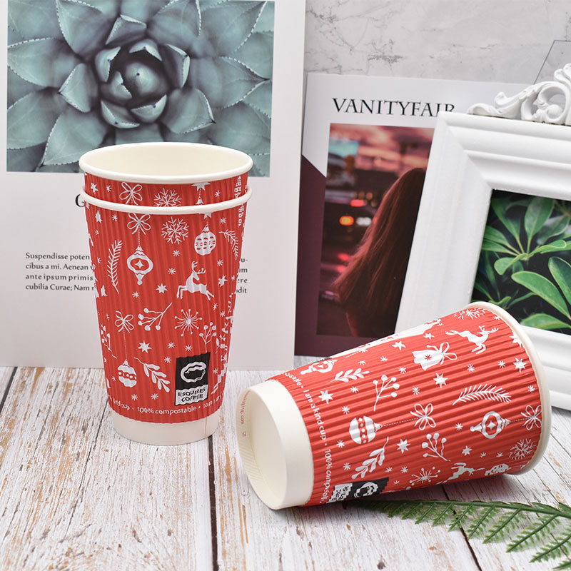 Corrugated paper cup 05