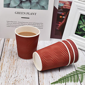 Corrugated paper cup 10